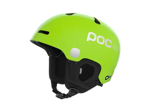POC POCito Fornix MIPS dziecięcy kask narciarski Fluorescent Yellow/Green