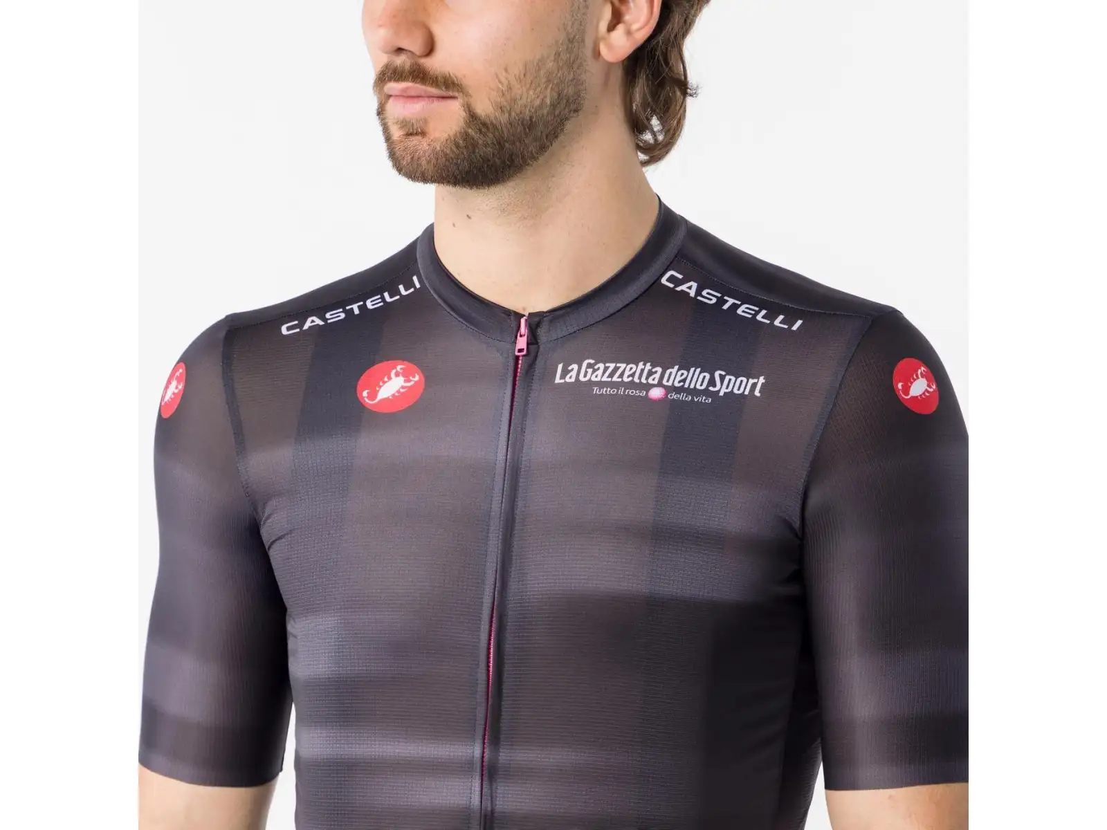 Castelli Giro109 Competizione 4 męska koszulka krótki rękaw Nero