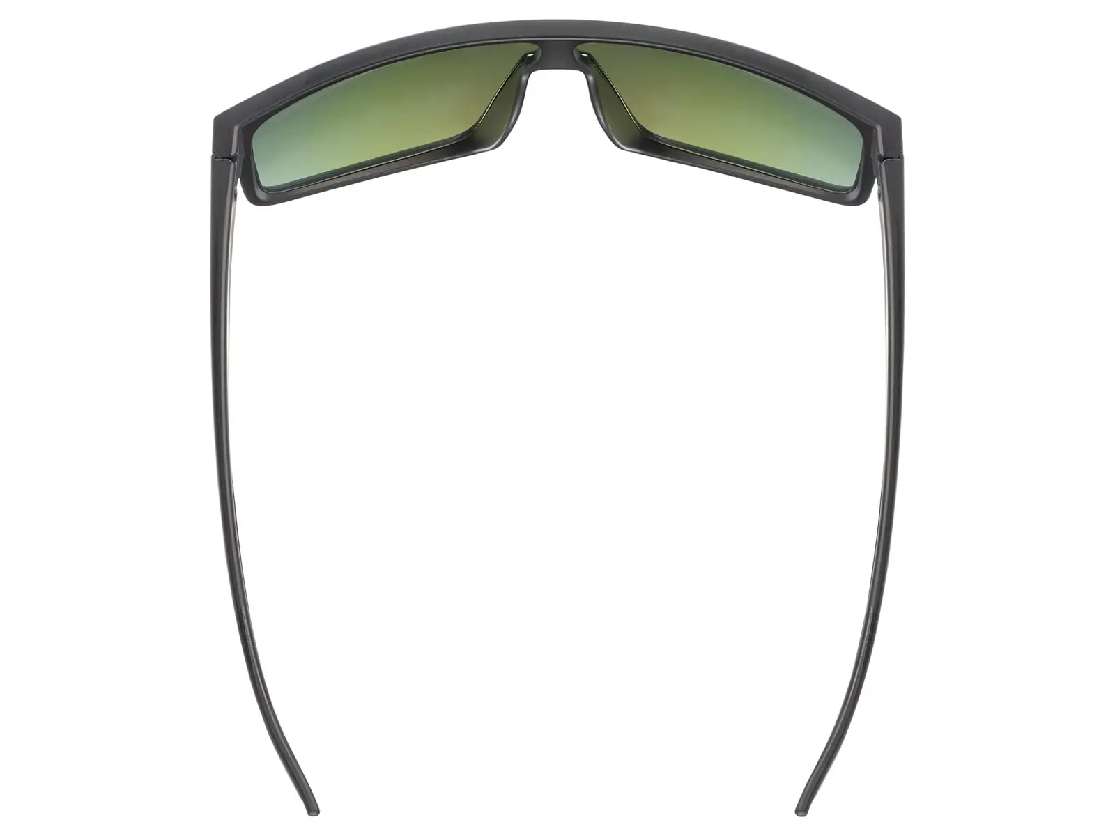 Uvex LGL 51 okulary rowerowe Black Mat/Mirror Green