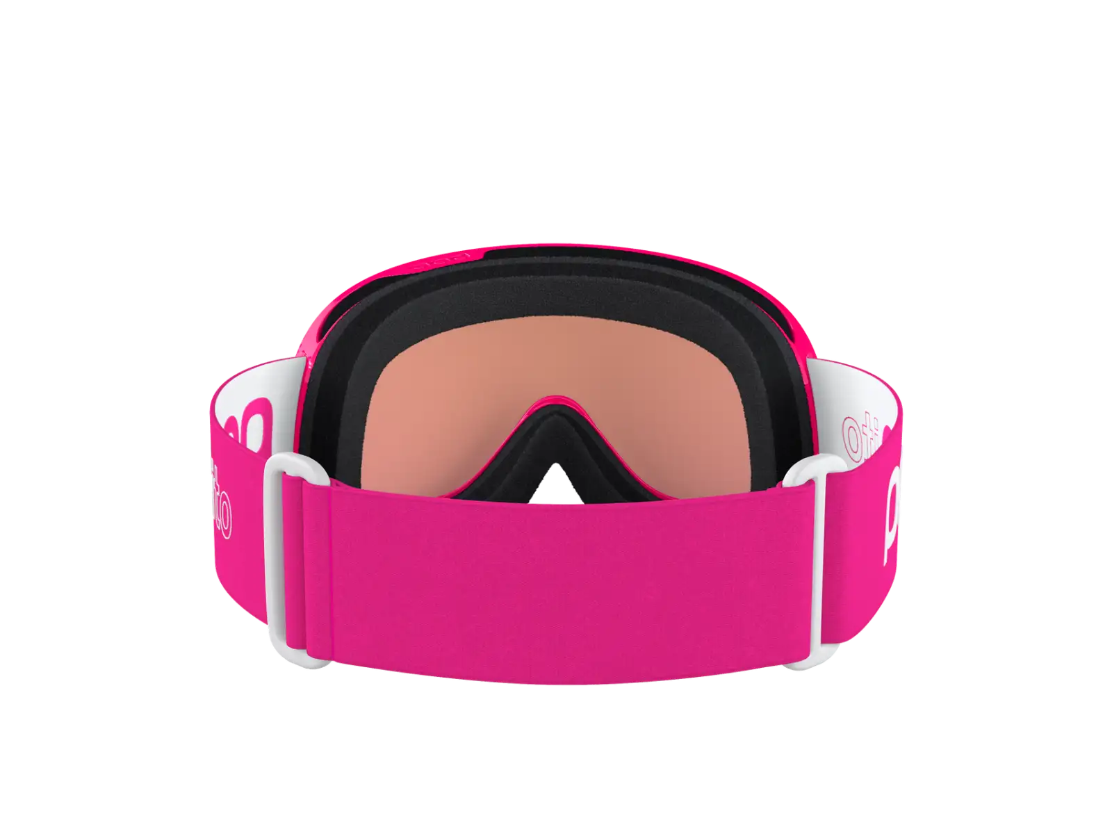 POC POCito Retina dziecięce gogle narciarskie Fluorescent Pink/Partly Sunny Light Orange