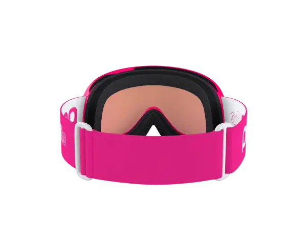 POC POCito Retina dziecięce gogle narciarskie Fluorescent Pink/Partly Sunny Light Orange