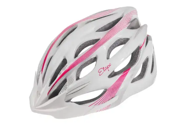 Etape Vesper kask rowerowy biała/różowa