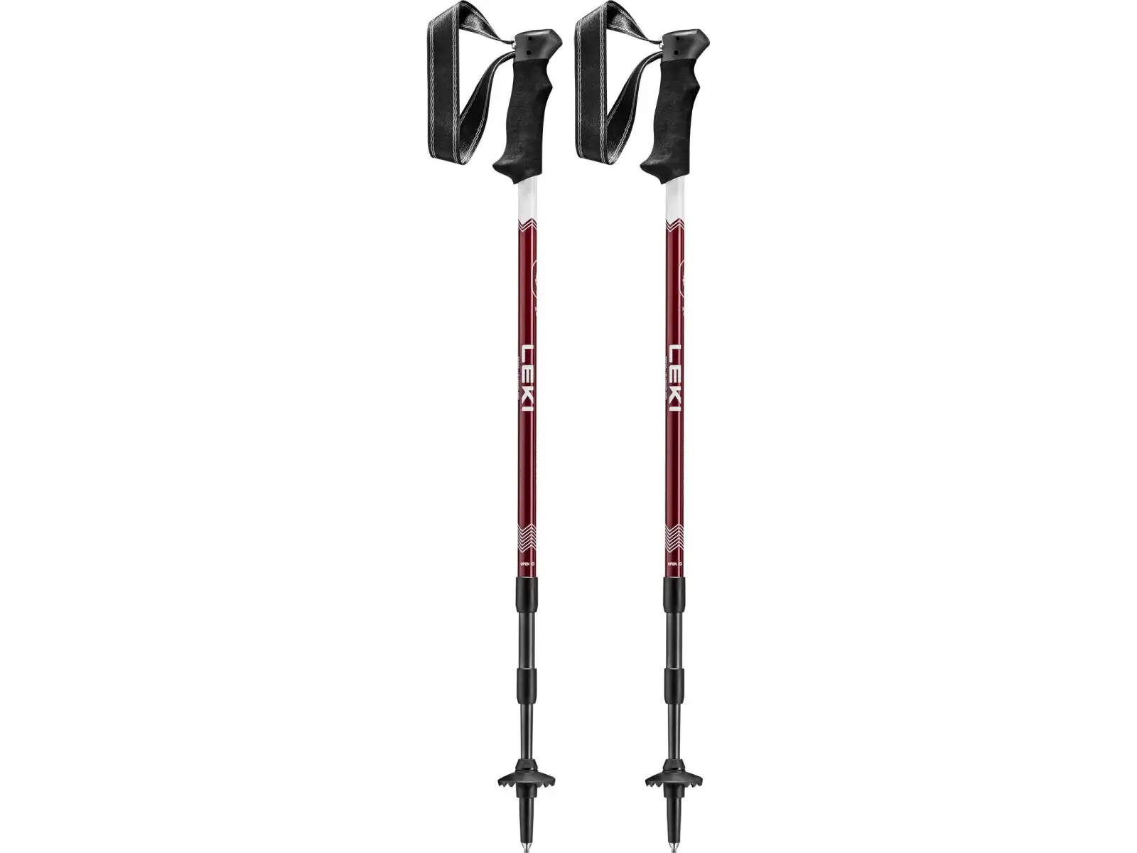 Leki Trail Lite kije trekkingowe tamarillo/white