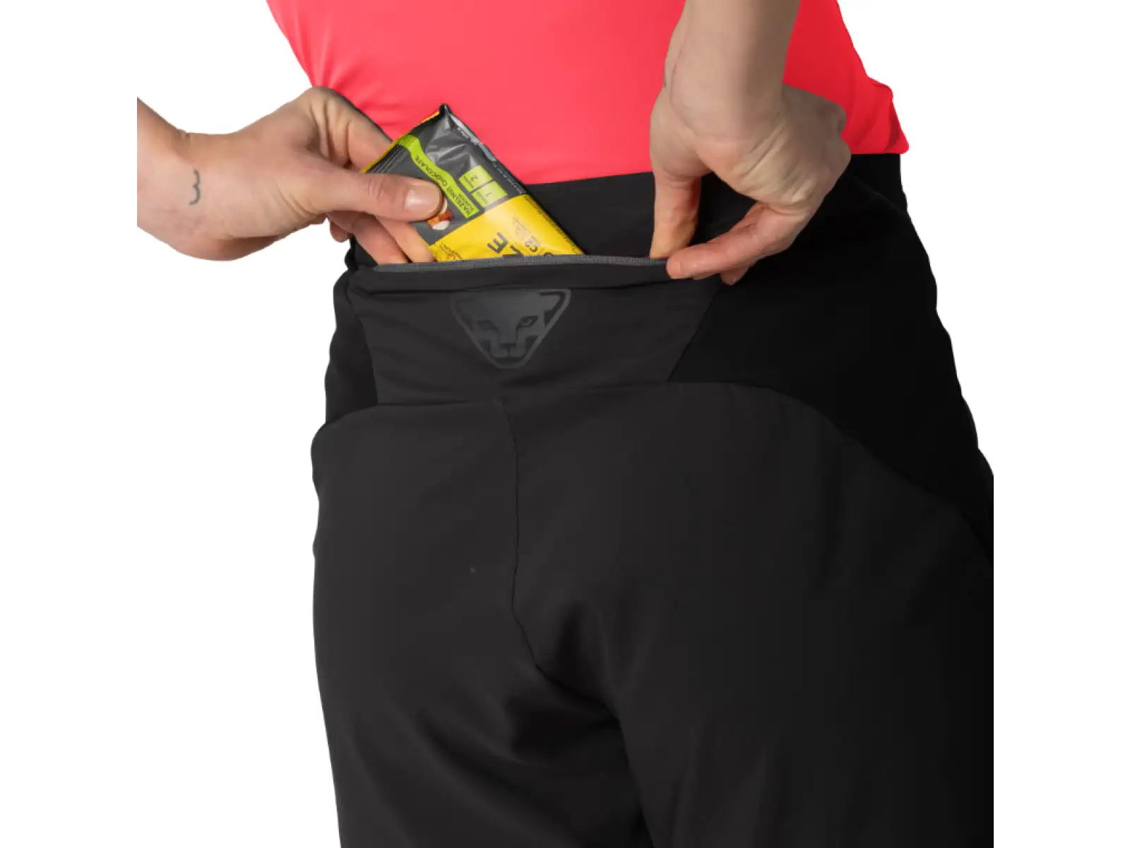 Dynafit Alpine Pro 2w1 damskie szorty biegowe Black Out