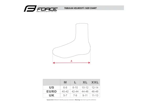 Force F Chance ochraniacze na buty bez zamka MTB czarne