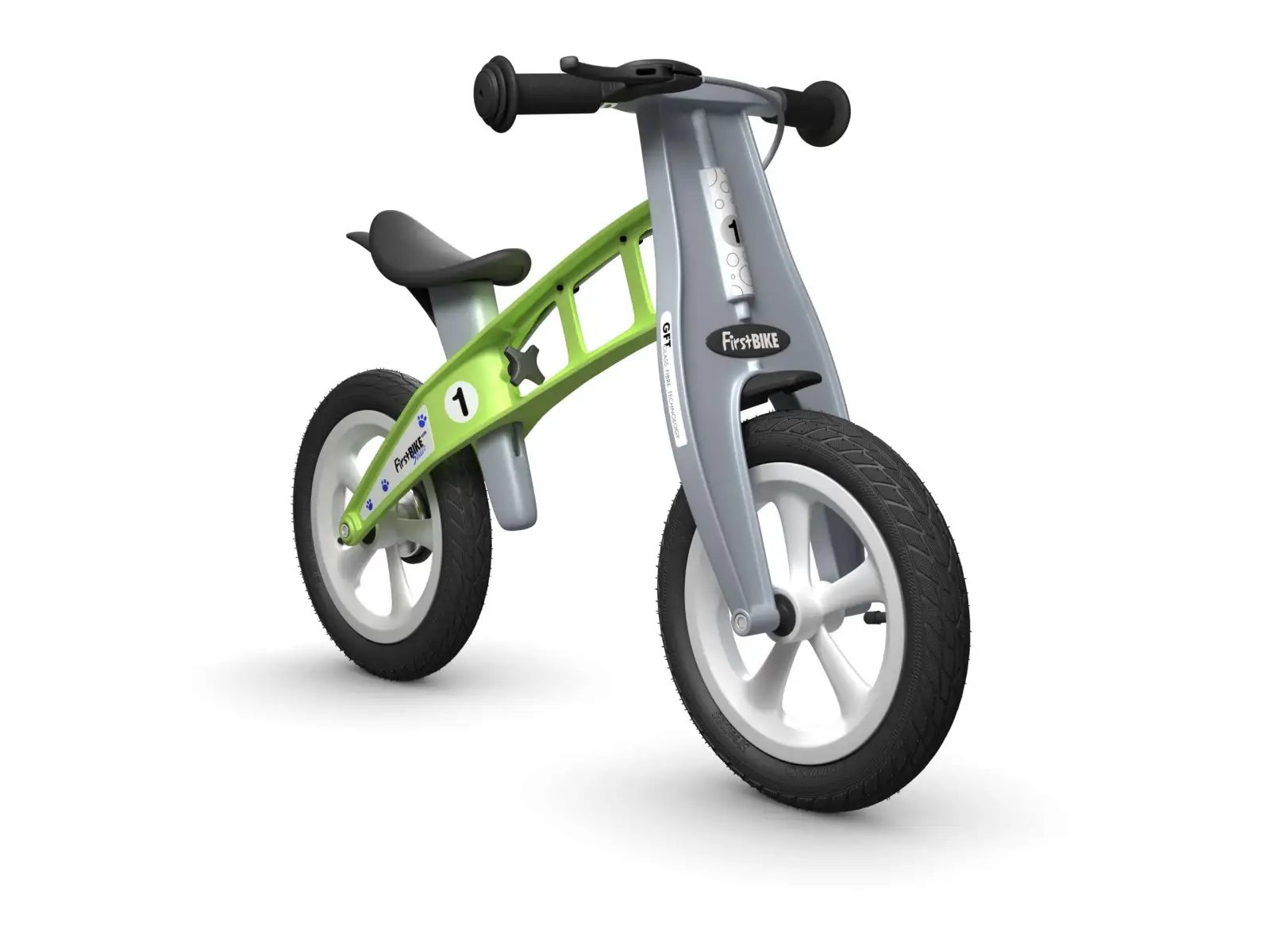 First Bike Street rowerek biegowy dla dzieci zielona