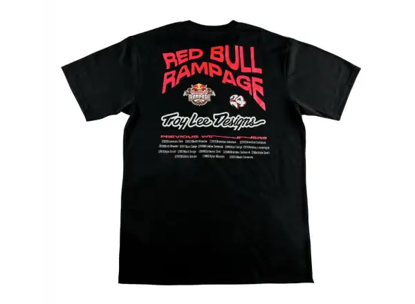 Troy Lee Designs x Red Bull Rampage Mind Melt męska koszulka z krótkim rękawem Black