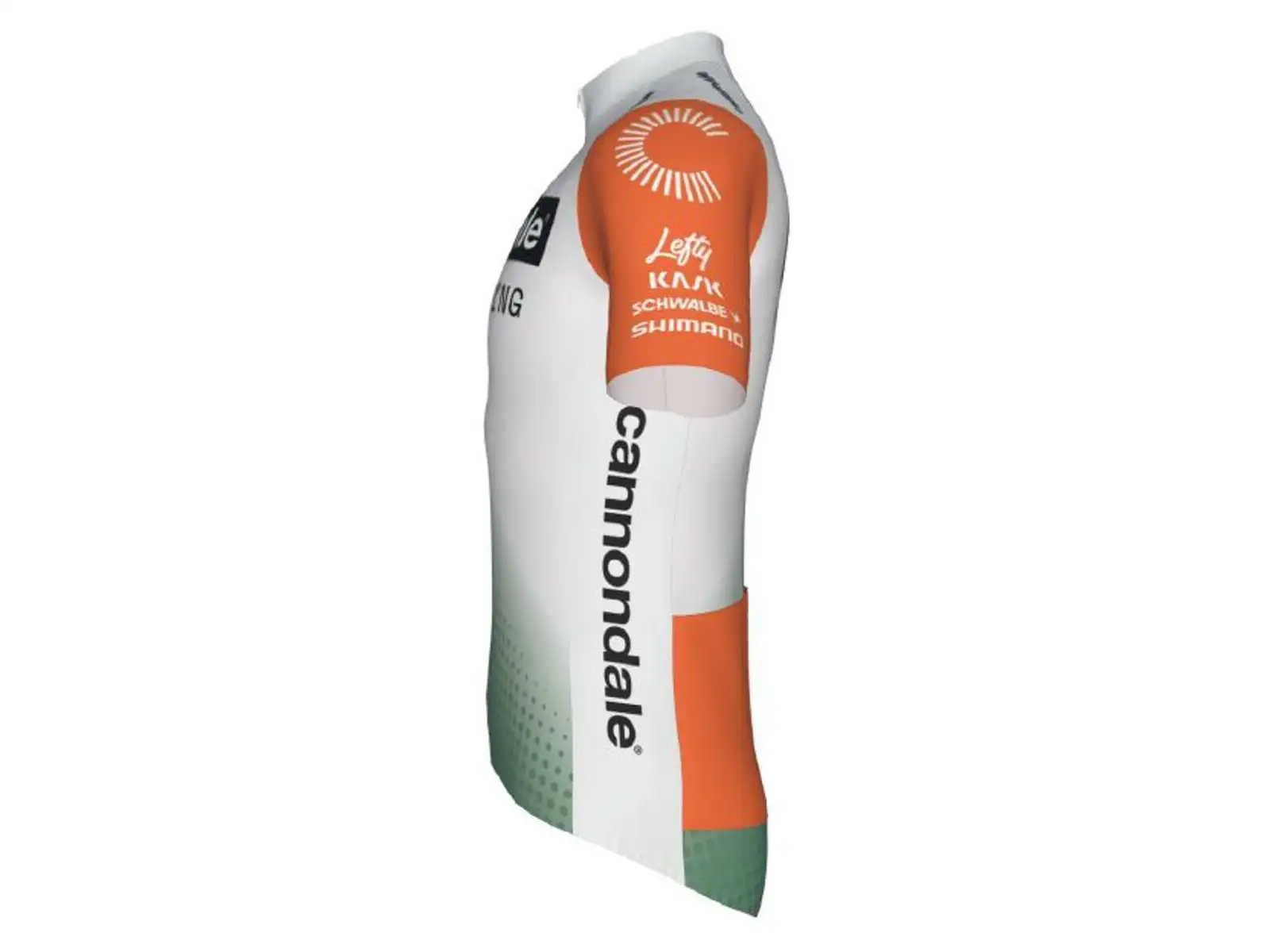 Cannondale CFR Replica 2025 męska koszulka z krótkim rękawem zielona/czerwona