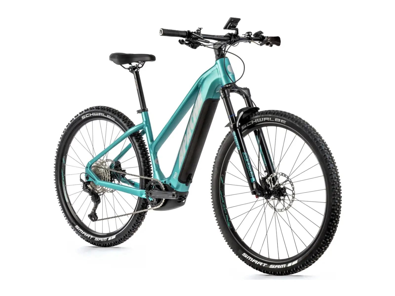 Apache Hupahu 2 Bosch Lady 1000 Wh damski rower elektryczny górski turkusowa