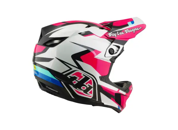 Troy Lee Designs D4 Polyacrylite MIPS kask Roamer Magenta