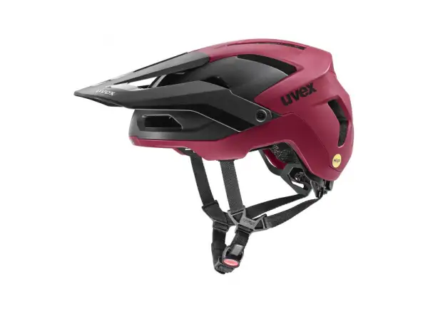 Uvex Renegade MIPS kask Ruby Red/Black Matt