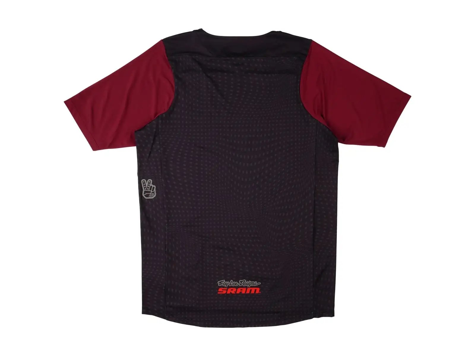 Troy Lee Designs x SRAM Skyline męska koszulka krótki rękaw Radioscape Black/Berry