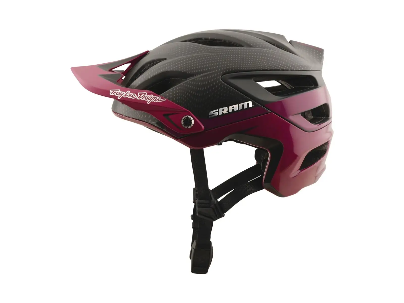 Troy Lee Designs x SRAM A3 kask Radioscape Black/Berry