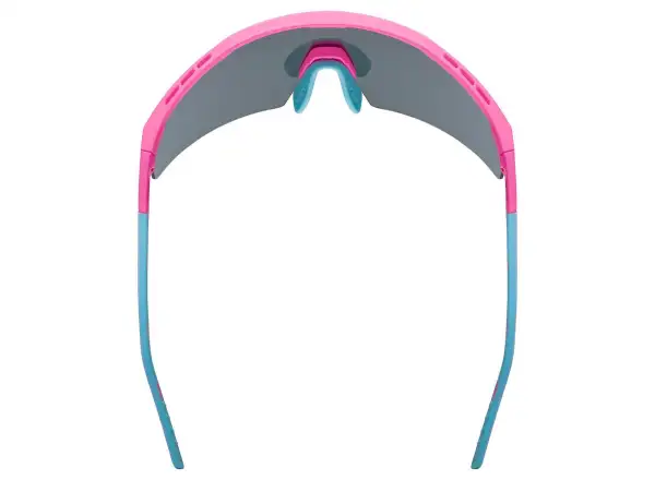 Uvex Flowline okulary przeciwsłoneczne Pink Matt/Mirror Blue