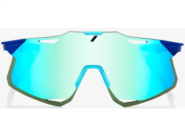 100% Hypercraft okulary Matte Metallic Into the Fade/Blue Topaz Multilayer Mirror