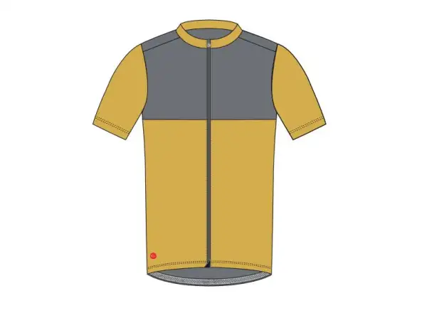 Dotout Stone męska koszulka z krótkim rękawem Ocra Yellow