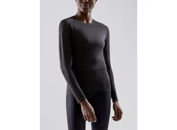 Craft PRO Dry Nanoweight LS damska koszulka czarna
