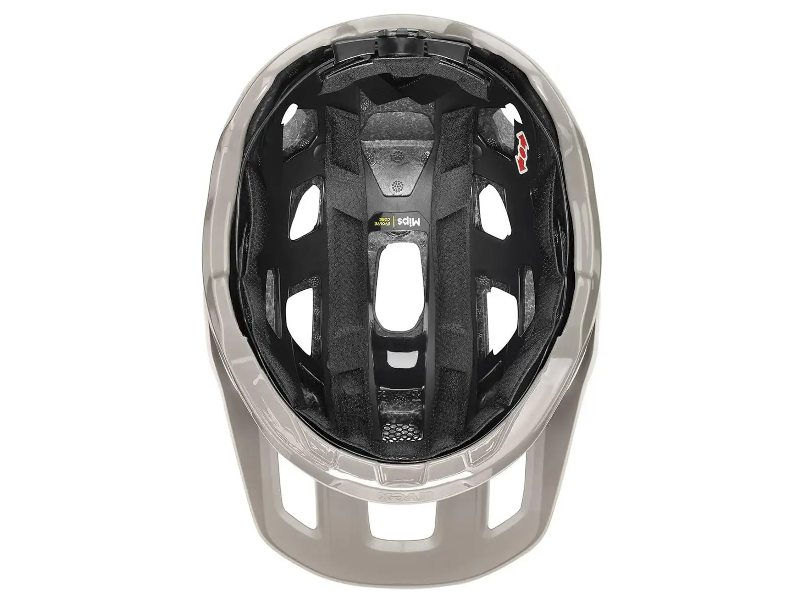 Uvex React MIPS MTB kask Warm Grey Matt