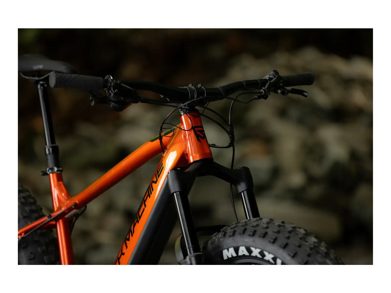 Rock Machine VYÖRY e90-26 rower elektryczny fatbike Metallic Orange/Black WZÓR
