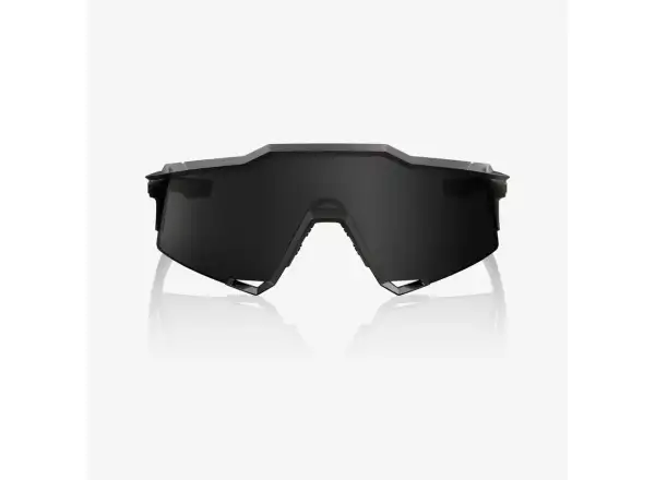100% Speedcraft okulary przeciwsłoneczne Matte Black Gloss Black/Black Mirror