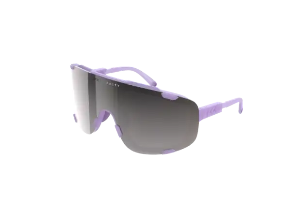 POC Devour okulary rowerowe Sapphire Purple Translucent/Silver Mirror