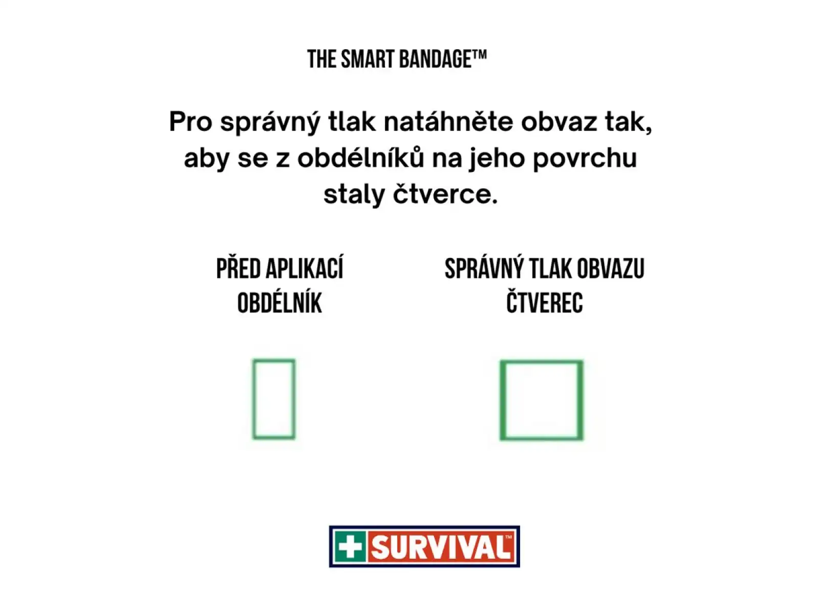 Survival Smart Bandage opatrunek uciskowy 10 cm x 2m