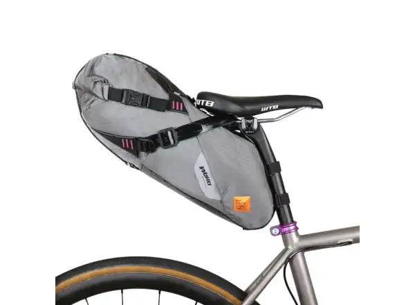 Woho X-Tourning Dry Bag torba podsiodłowa 8-12 l Honeycomb Iron szara rozm. M