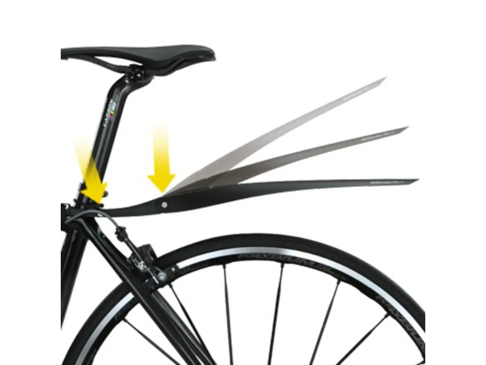Topeak Defender RC1+RC11 zestaw błotników szosowych