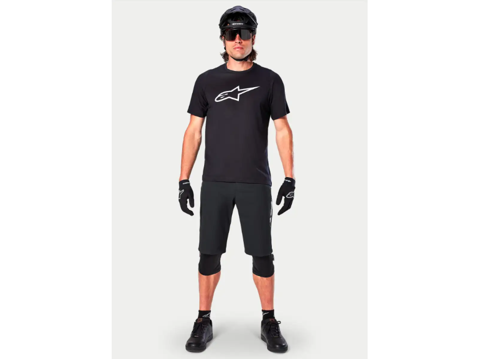 Alpinestars A-Dura Dri Oscar męska koszulka krótki rękaw Black Reflective