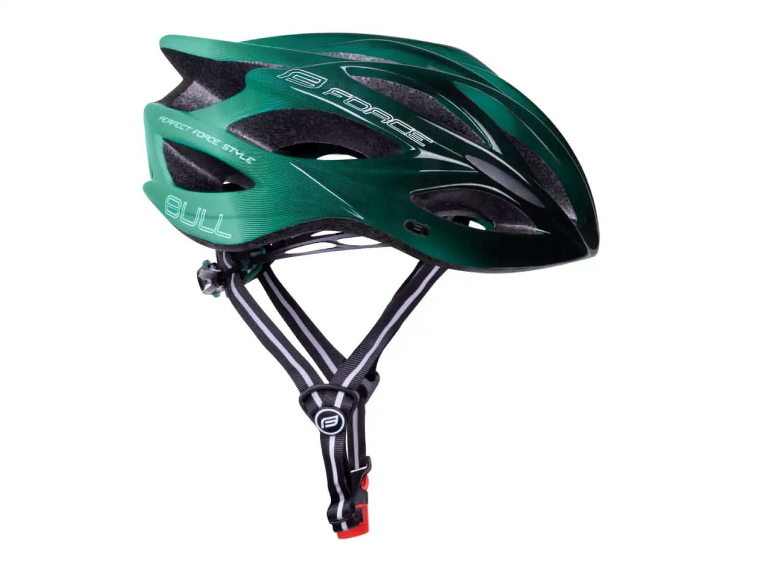 Force Bull Hue kask czarna/turkusowa