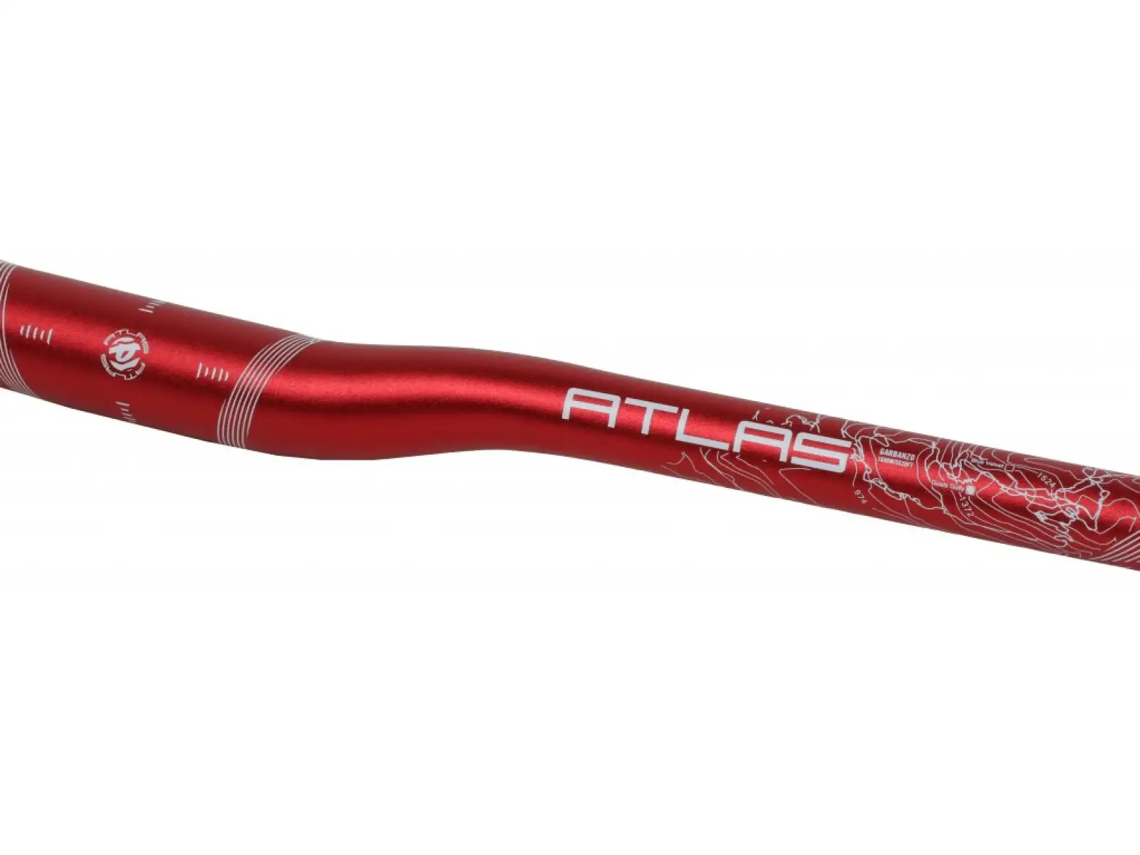 Race Face Atlas kierownica 20 mm Riser 35x820 mm czerwona