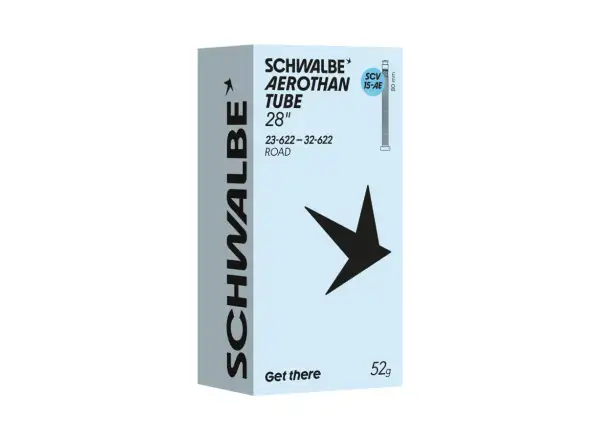 Schwalbe Dętka AEROTHAN 23-32/622 SCV15-AE, TPU, 80mm
