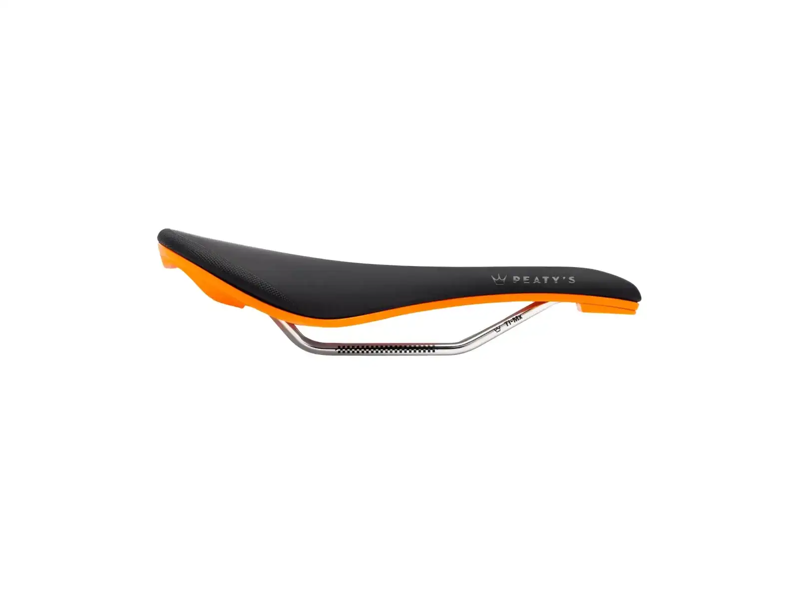 Peatys Monarch siodełko TI-MX Rail / Nylon Base Mango