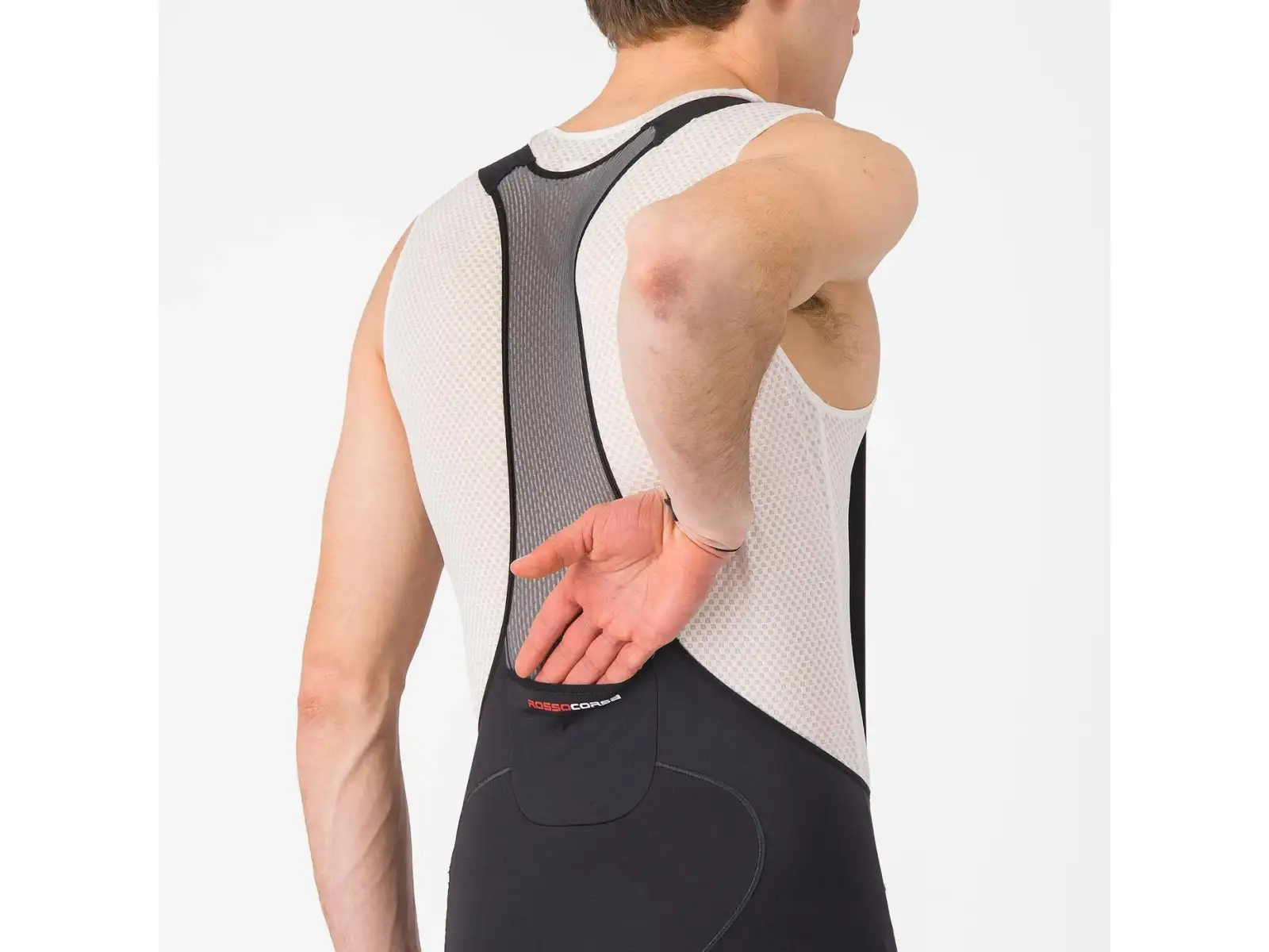 Castelli Free Aero Race męskie spodenki z wkładką i szelkami Black