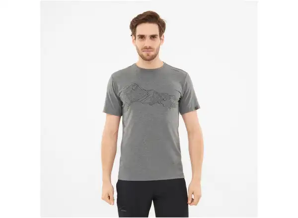Viking Lako męska koszulka krótki rękaw dark grey
