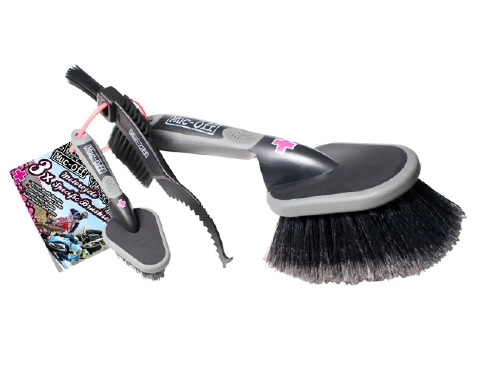 Muc-Off 3 Brush Set zestaw szczotek czyszczących