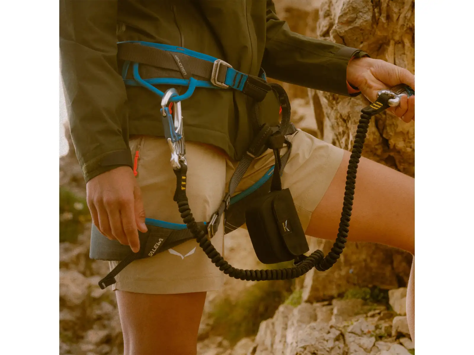Salewa Puez Talvena Durastretch damskie spodenki Shadow
