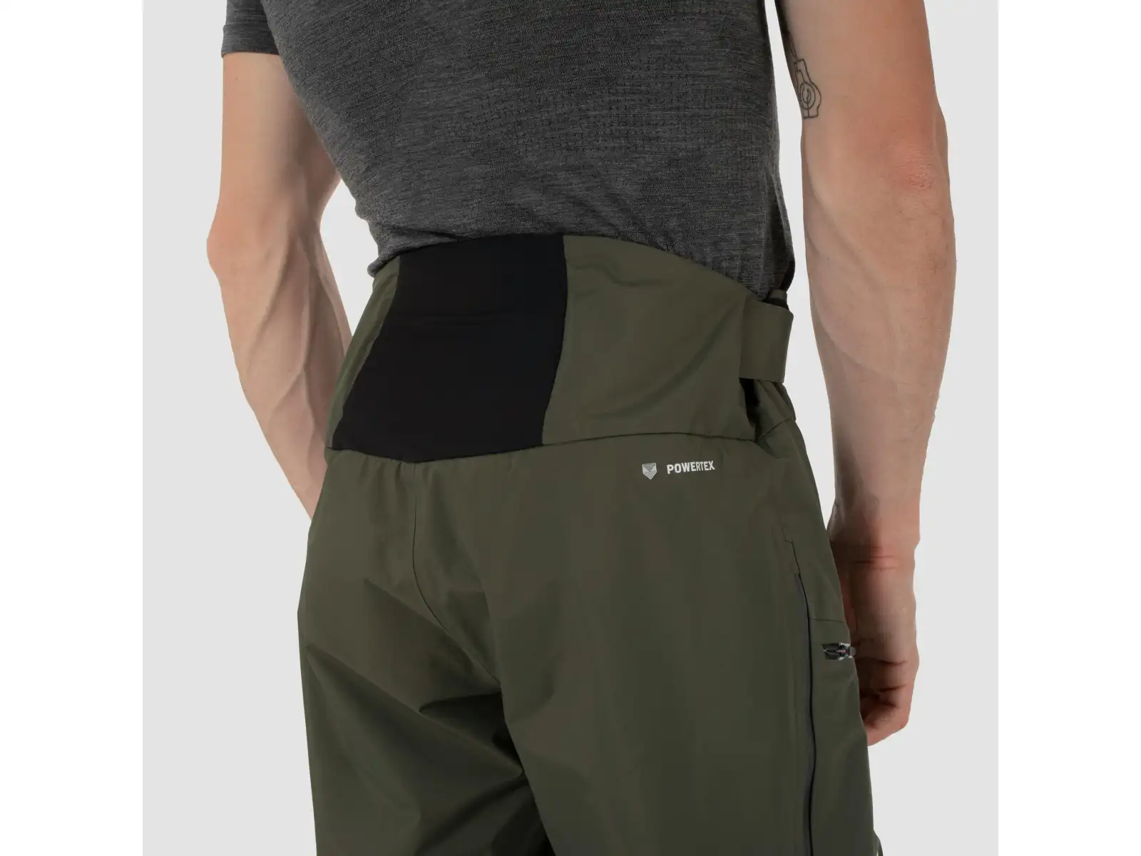 Salewa Sella 3L Powertex męskie spodnie Dark Olive