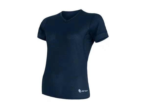 Sensor Coolmax Air damska koszulka z krótkim rękawem Deep Blue