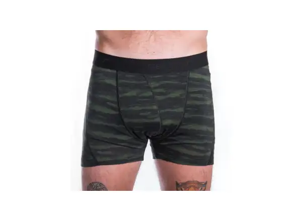 Sensor Merino Impress męskie bokserki czarna/Batik