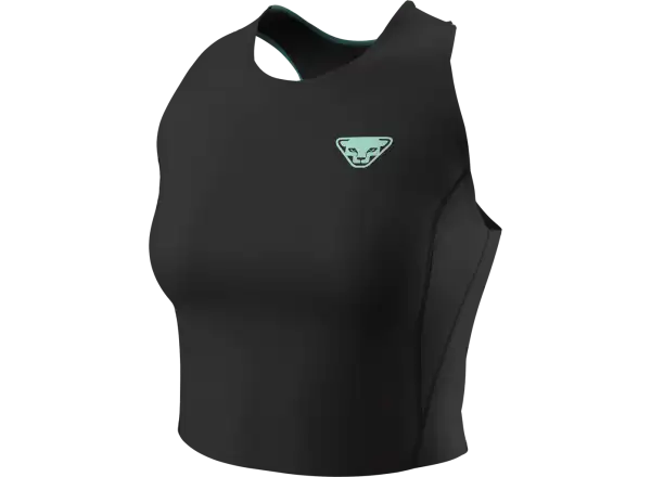 Dynafit Trail Crop Top damska koszulka bez rękawów Black Out