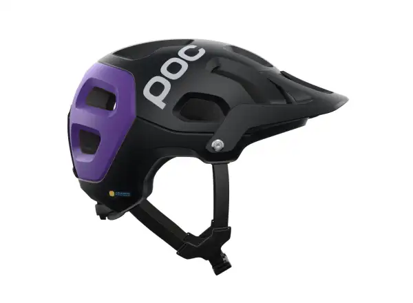POC Tectal Race MIPS kask Uranium Black/Sapphire Purple Metallic/Matt