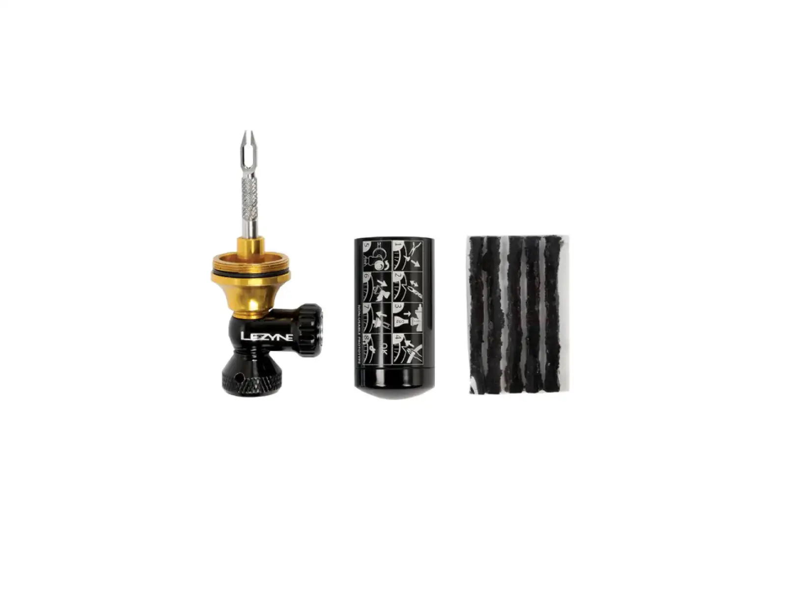 Lezyne Tubeless CO2 Blaster W/O CO2 zestaw naprawczy do opon bezdętkowych