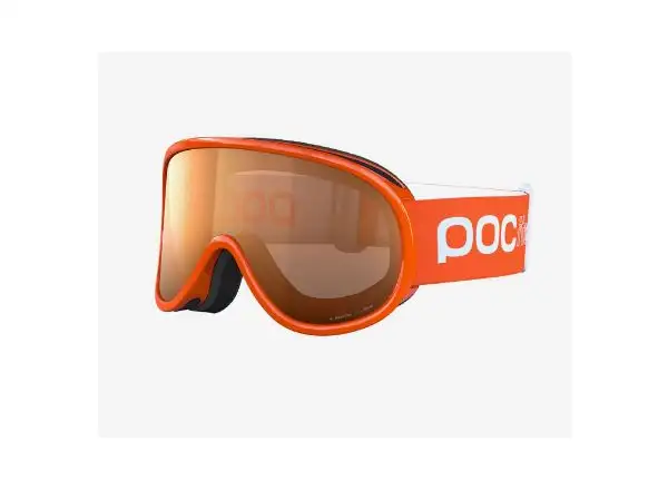 POC POCito Retina dziecięce gogle narciarskie Fluorescent Orange roz. Uni