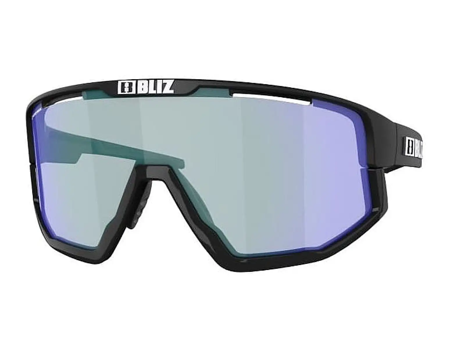Bliz Fusion Nano Optics okulary rowerowe Matt Black Fotohromowy Brown/Blue Multi