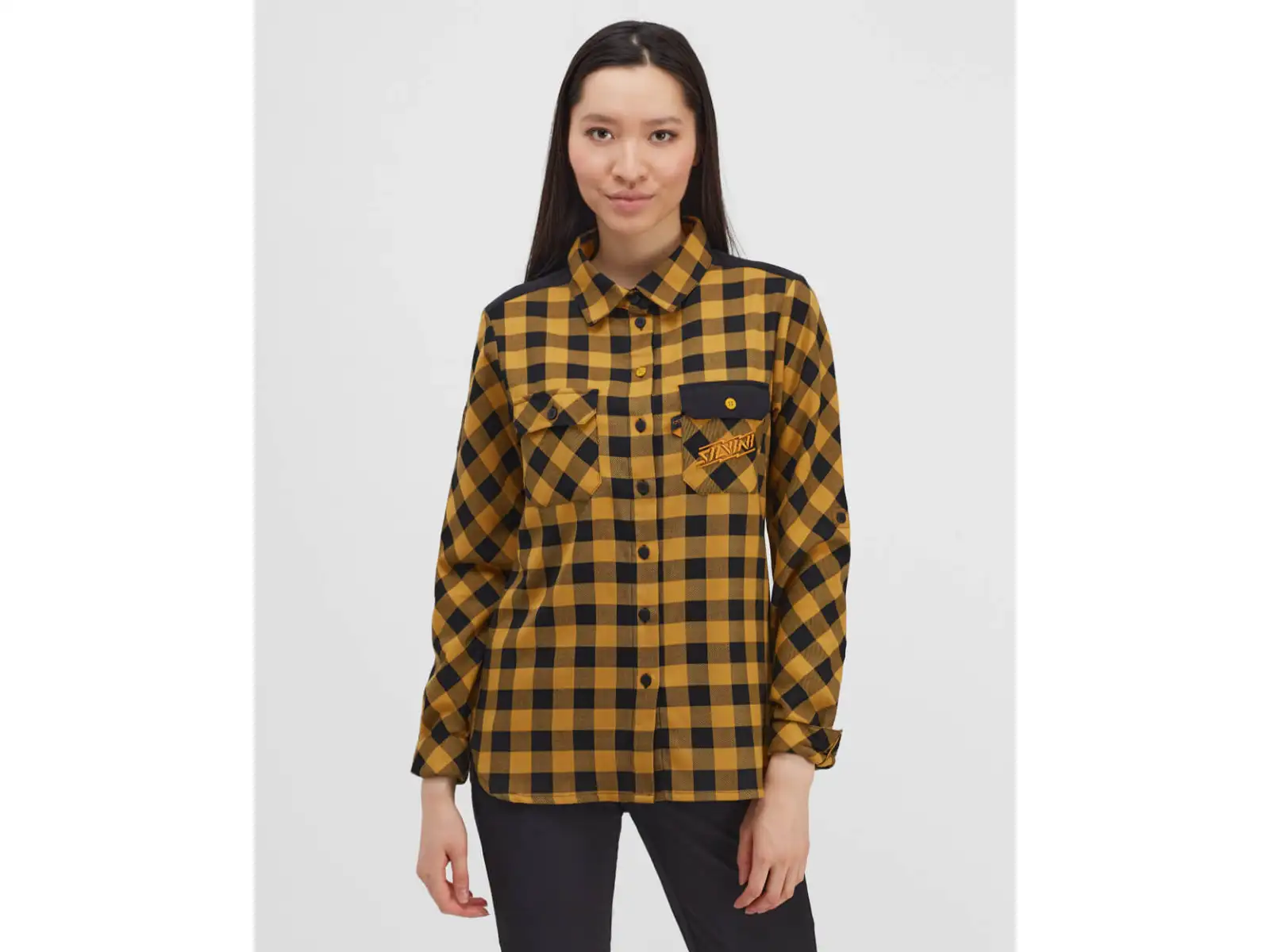 Silvini Briona damska koszula Black/Yellow