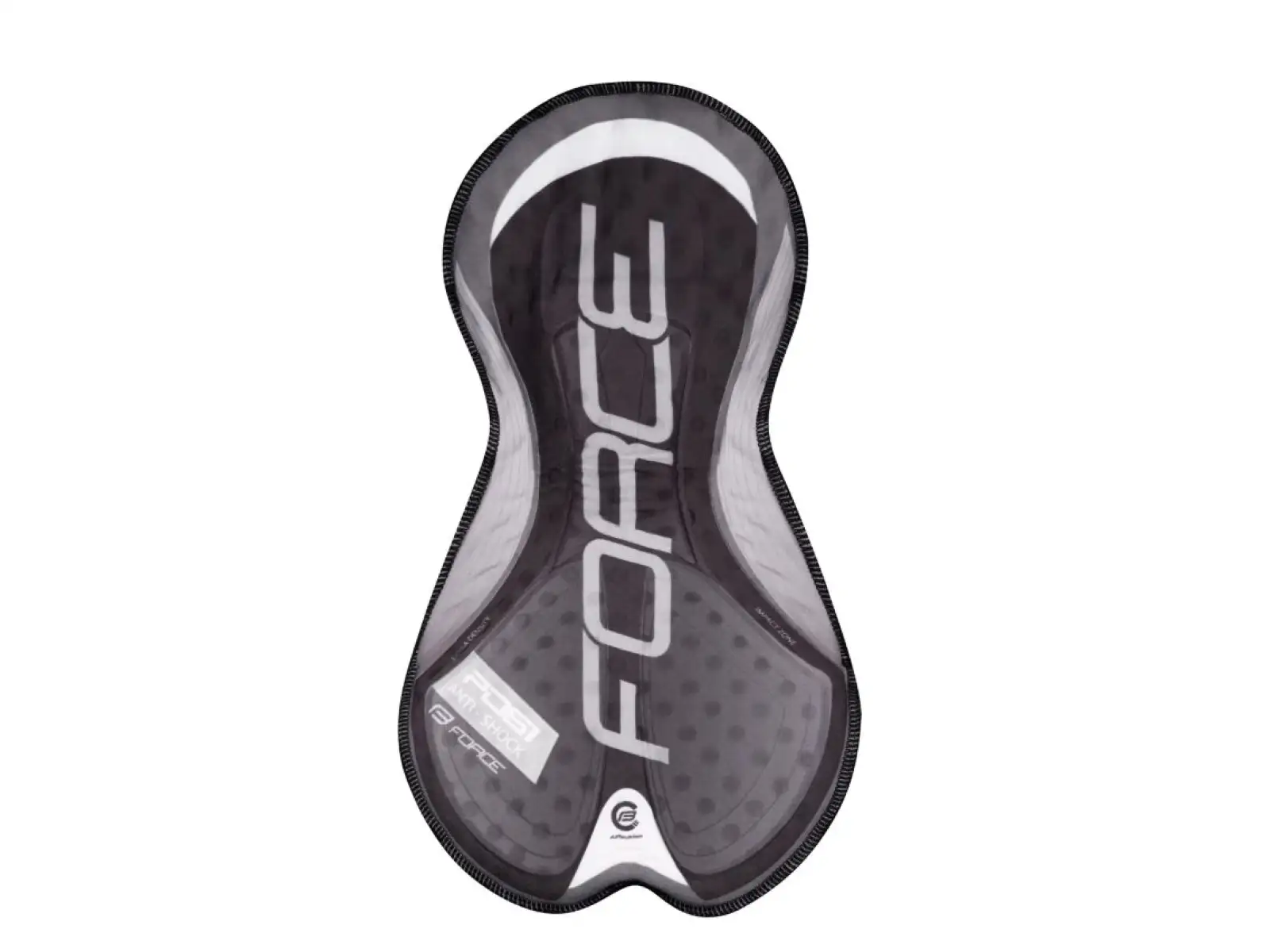 Force B30 spodenki do pasa z wkładką czarna/fluo