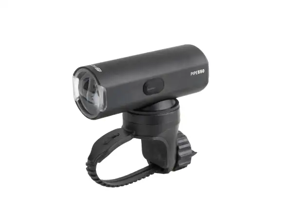 Force Pipe 550 LM USB przednie światło czarna