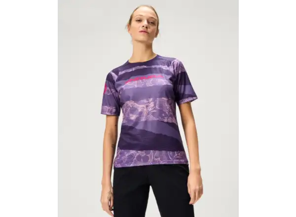 Endura LTD Patchwork damski koszulka krótki rękaw Bramble