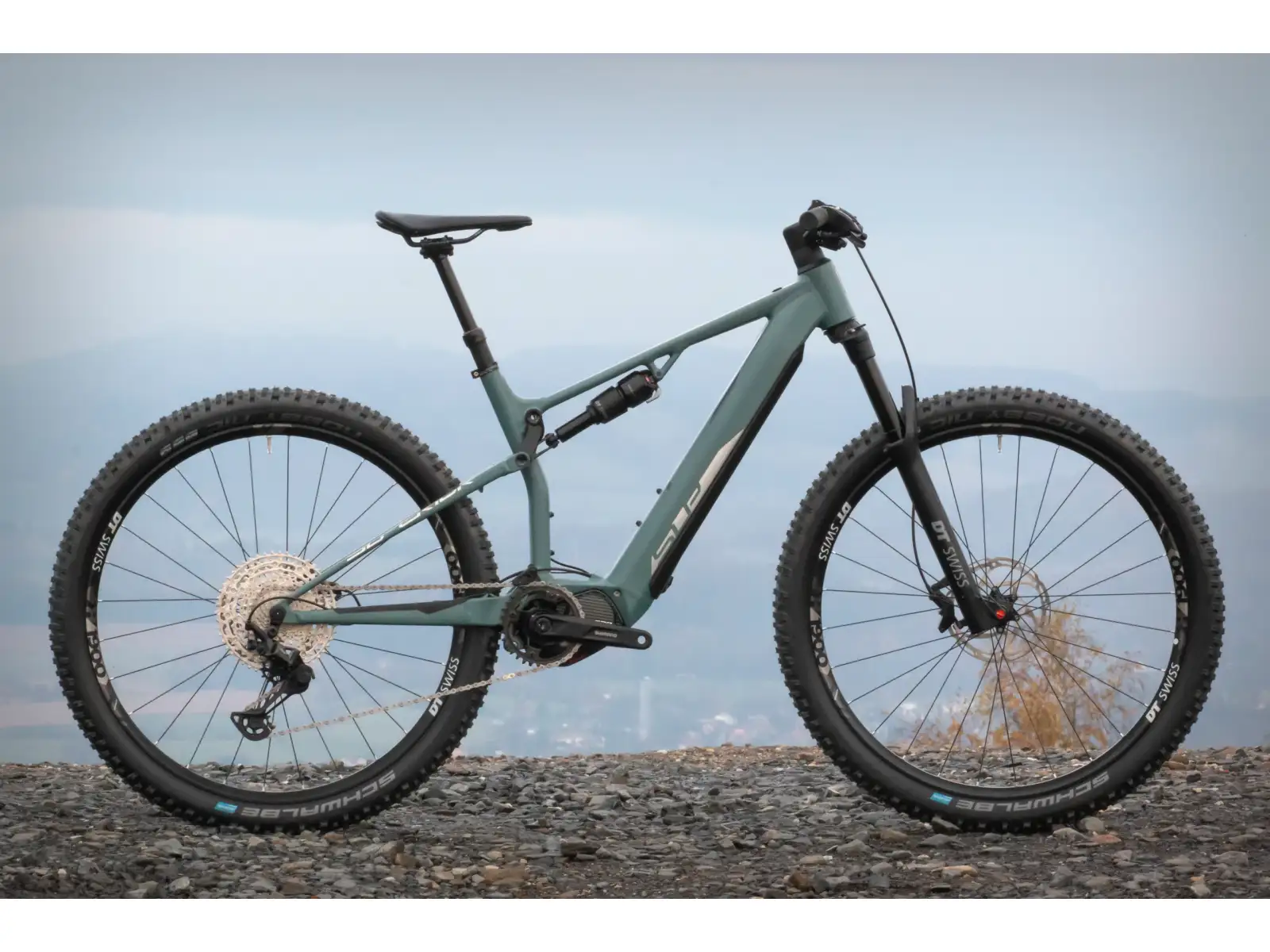 Superior eXF 9049 R górski rower elektryczny matte trooper green/chrome silver